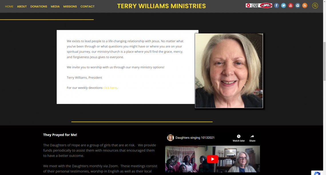 Terry Williams Ministries, Louisburg, NC