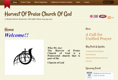 Harvest of Praise Church of God, Rochester, NH