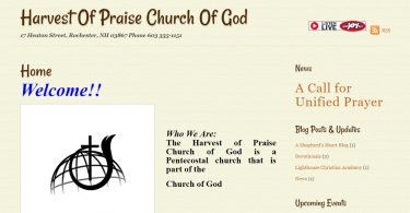 Harvest of Praise Church of God, Rochester, NH