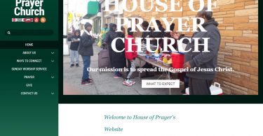 Best church website 2021 winner - House-of-Prayer-Church-Jersey-City-NJ