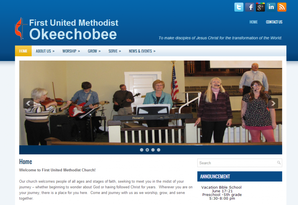 First United Methodist Church - Okeechobee, Florida
