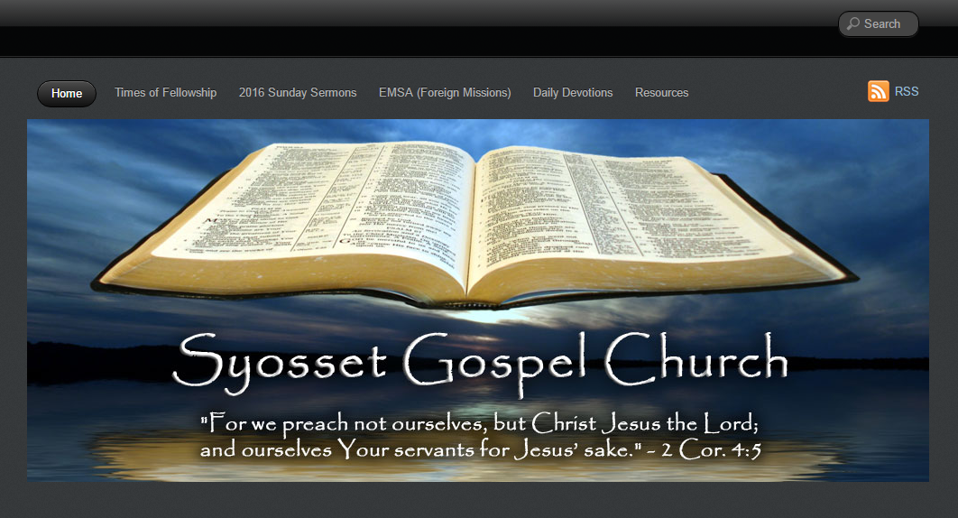 WP-EZ Website: Syosset Gospel Church, Syosset, NY