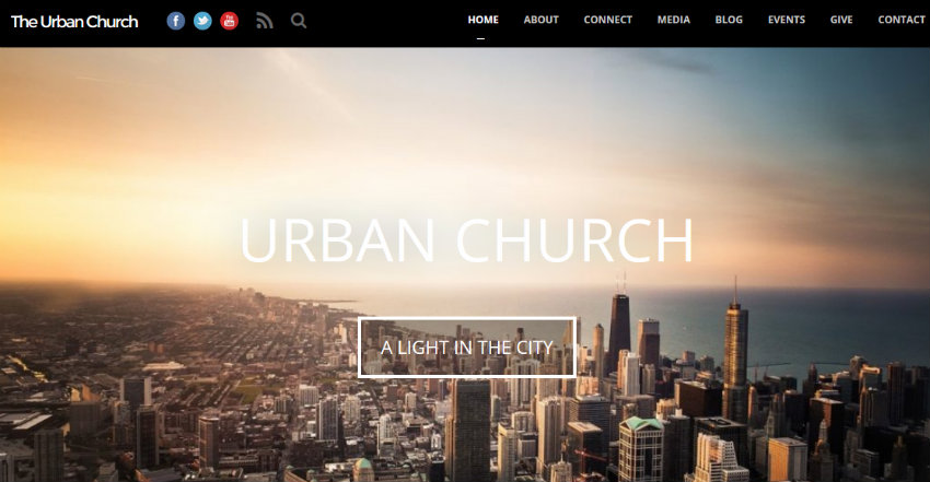 Urban Church Website Theme