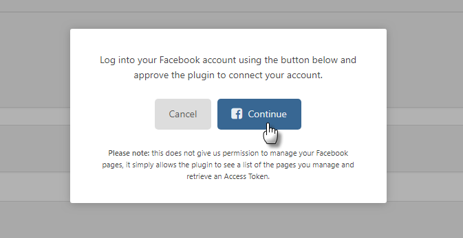 Facebook Feed Plugin screen 2