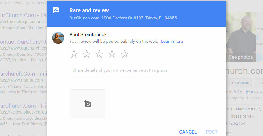how to create a direct link to google reviews