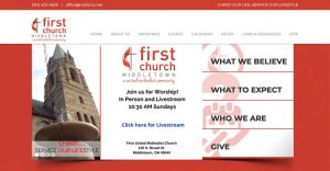 Web Design Spotlight: First United Methodist Church, Middletown, Ohio