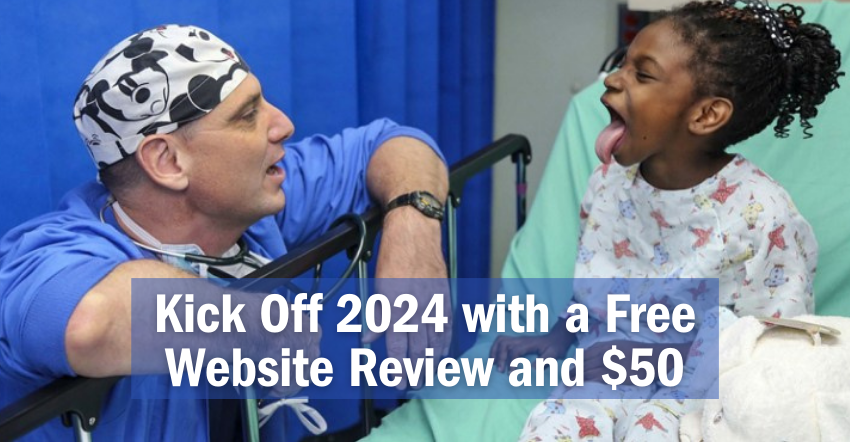 Kick Off 2024 with a Free Website Review and $50