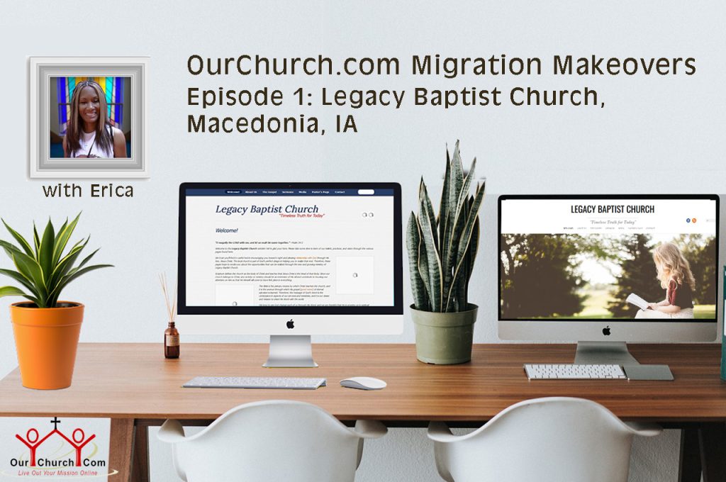 WP-EZ Website Builder migration - Legacy Baptist Church