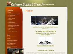 Calvary Baptist, Oak Hill, WV