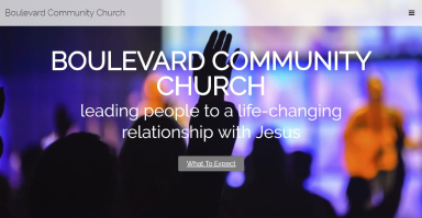 Church Website Hosting for Boulevard Community Church